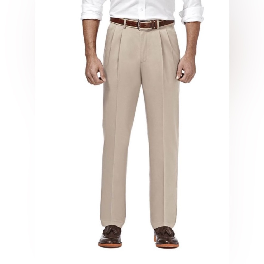 BLACK LABEL BY HAGGAR MENS PANTS/TROUSERS 42x32